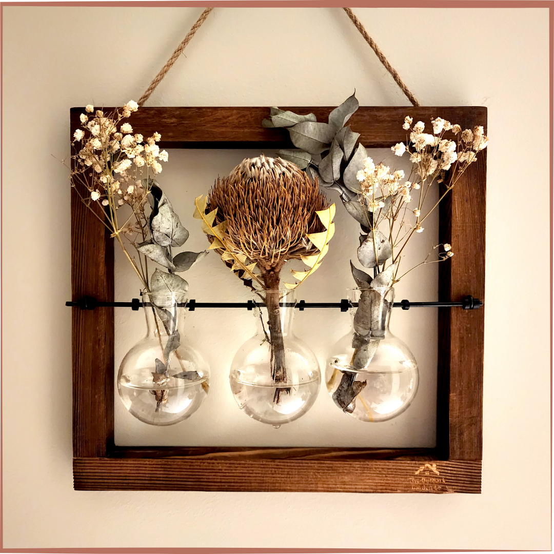 Rustic Wall Hanging Terrarium